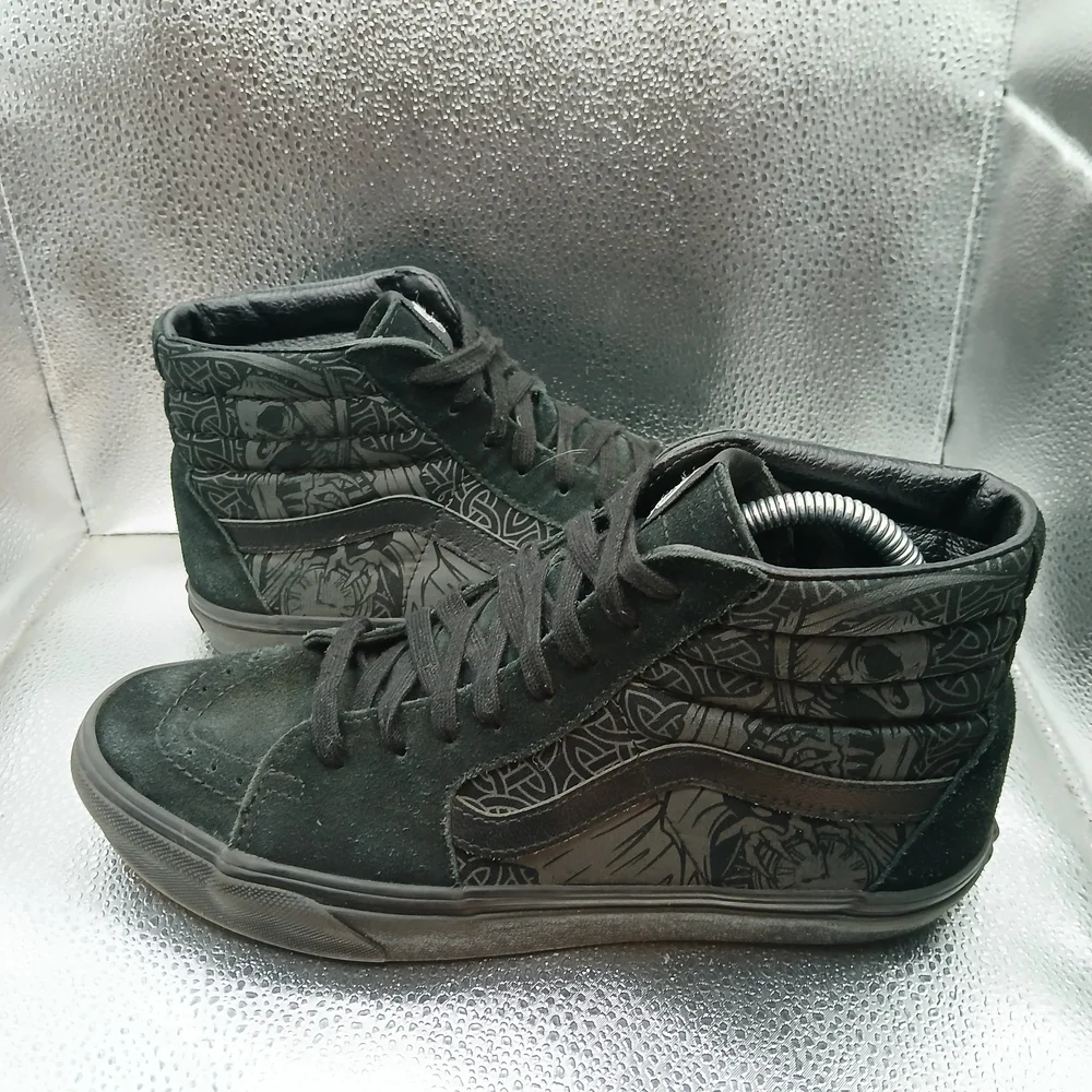 Vans Black Sk8-Hi Raven High-Top Sneakers Men's Size 8.5